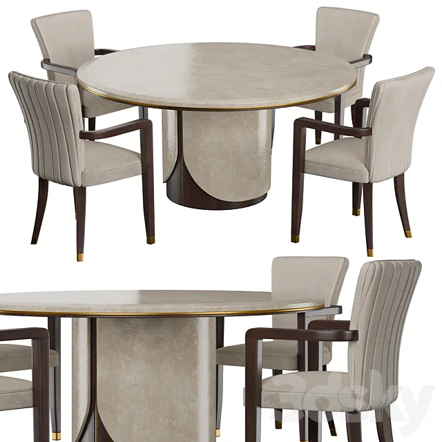 Frato Treviso Bastille Dining 3DModel