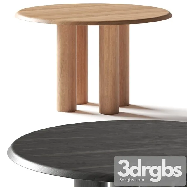 Fredericia furniture islets dining table 2 3D Model Free