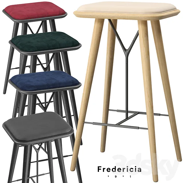Fredericia spine stool 3D Model