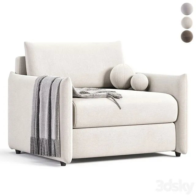 Freedom 2.0 Armchair bed Ditre Italia 3D Model