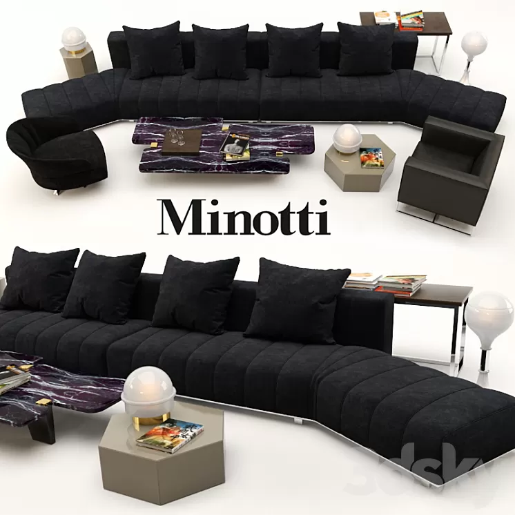 FREEMAN LOUNGE 3D Model