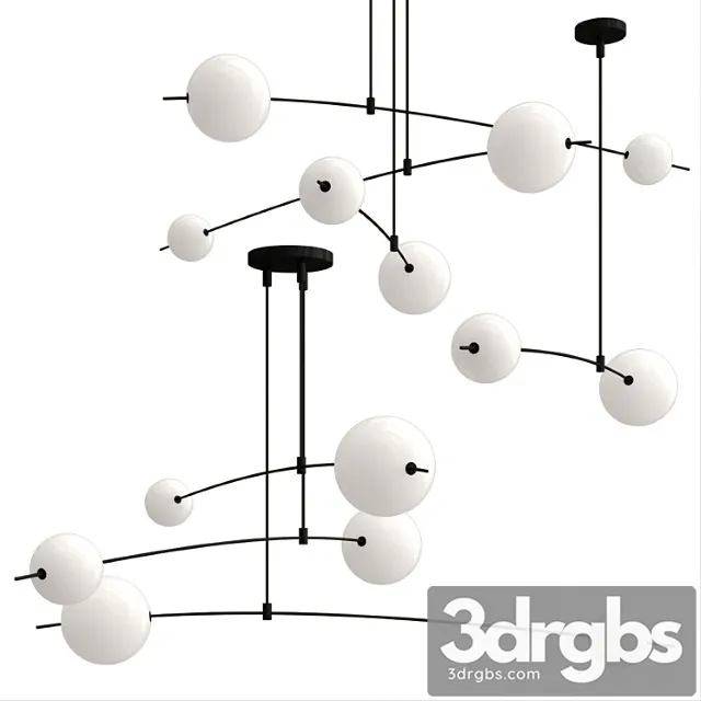 Freer designer chandelier