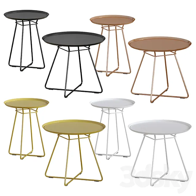 Freifrau Leya coffee table 3D Model