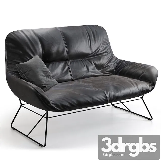 Freifrau leya lounge couch 2 3D Model Free
