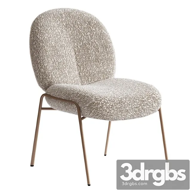 Freifrau Nana Upholstered Fabric Chair 1 3D Model Free