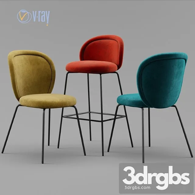 Freifrau. ona chair. 2 3D Model Free