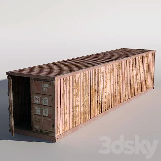 Freight (shipping) container 3D Model