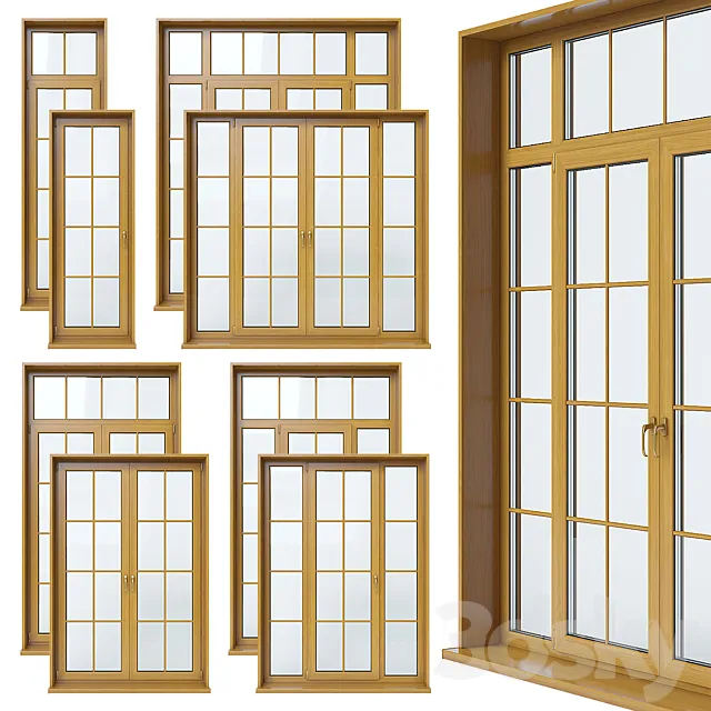 French door 3DModel