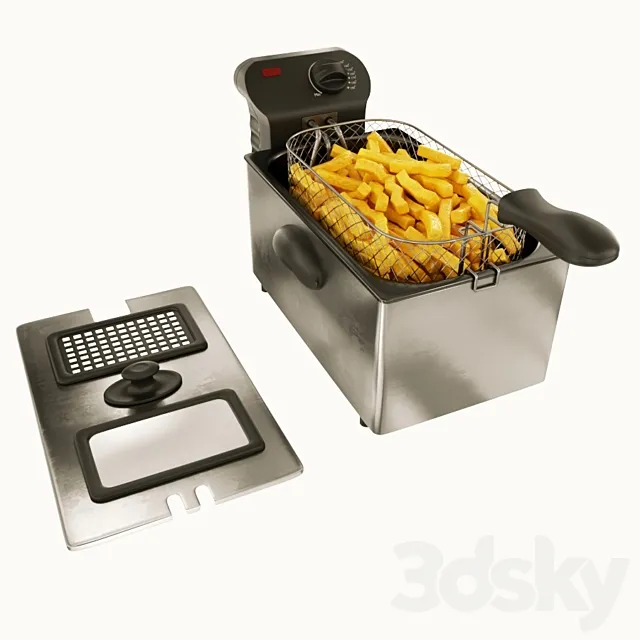 French fries 3D Model