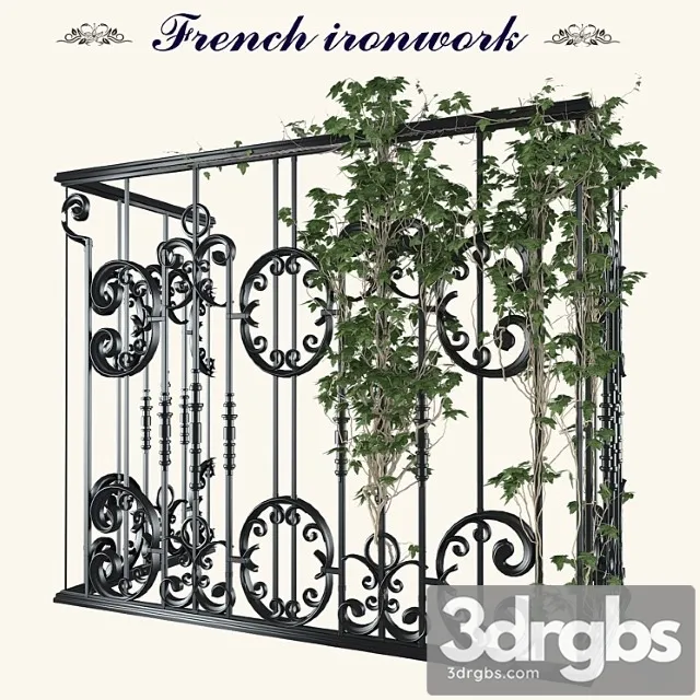 French Ironwork 3D Model Free