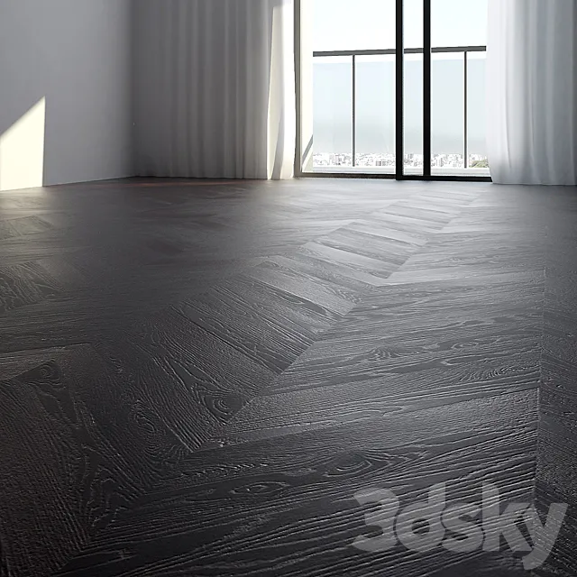 French parquet tree Tavolini Floors (Tavolini) Oak Etna 3D Model