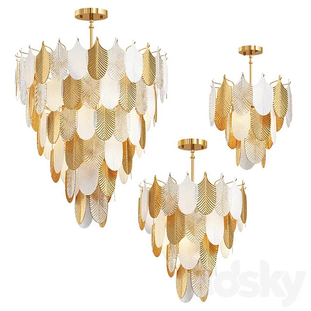 Freya Liama Chandelier Collection 3D Model