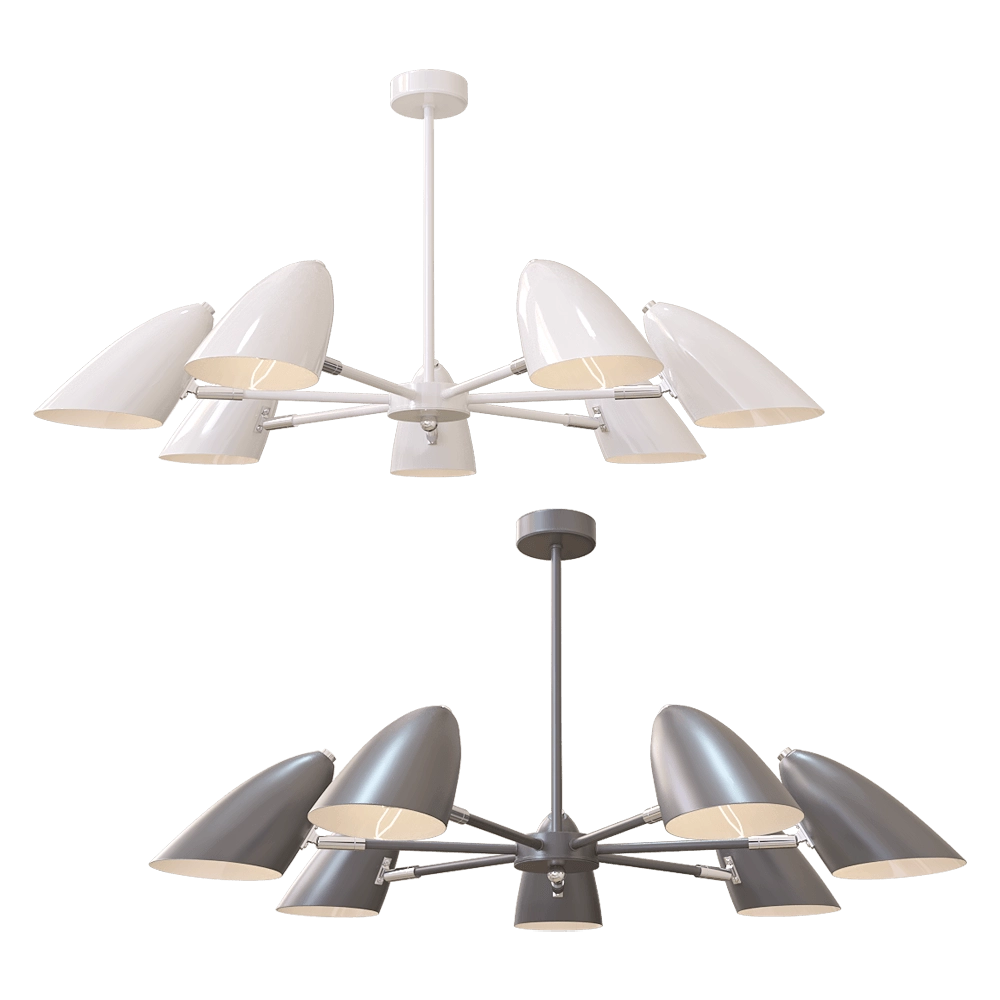 Freya Light - Chandelier Aida FR5852-CL-07 3D Model