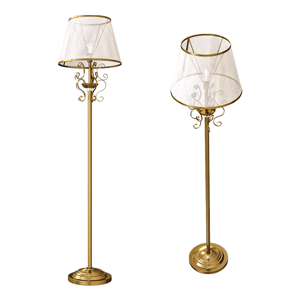 Freya Light - Floor lamp Driana FR2405-FL-01-BZ 3D Model