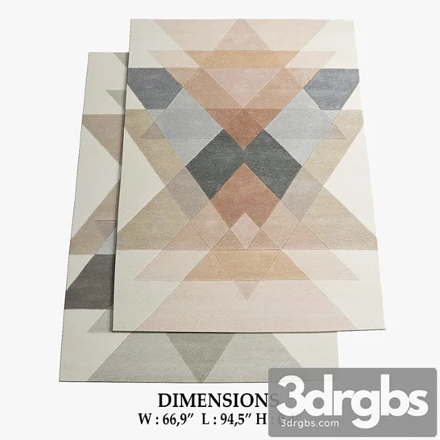 Freya rugs 191 3D Model Free