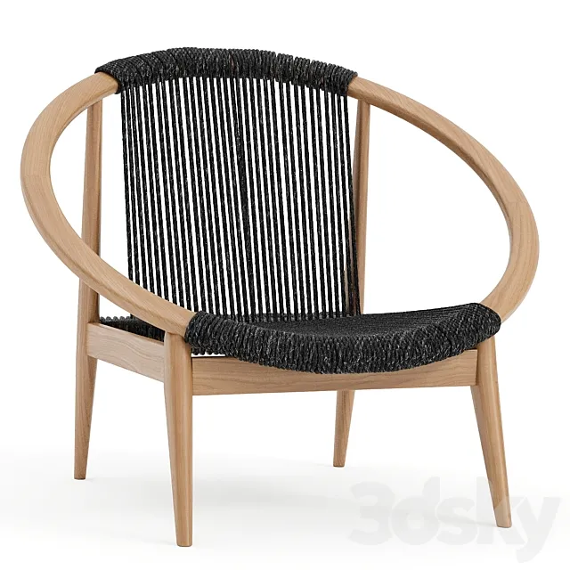 Frida Lounge Chair 3D Model