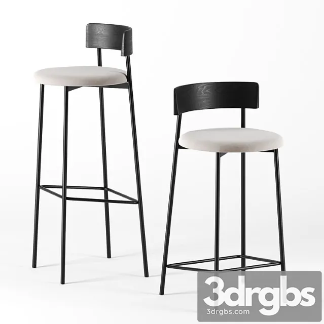 Friday barstools by fest 2 3D Model Free