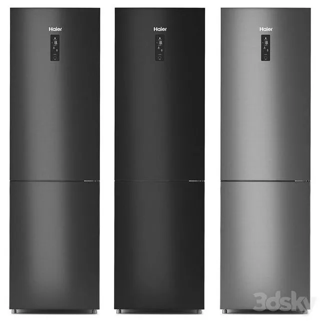 Fridge Haier C2F737CBXG 3D Model