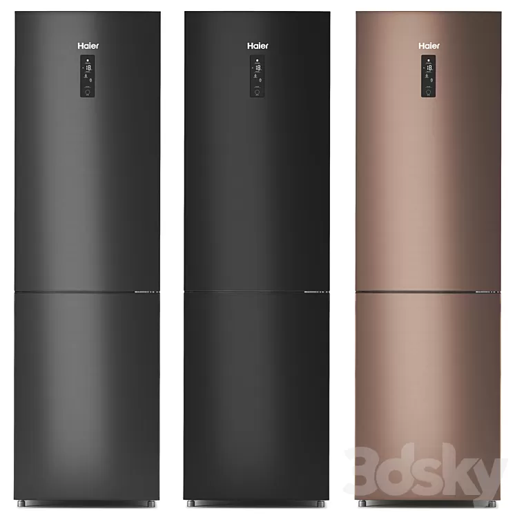 Fridge Haier C2F737CBXG 3D Model