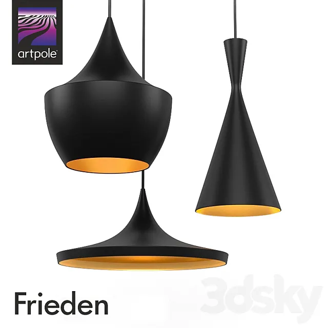 Frieden C1 C2 C3 - Artpole 3D Model