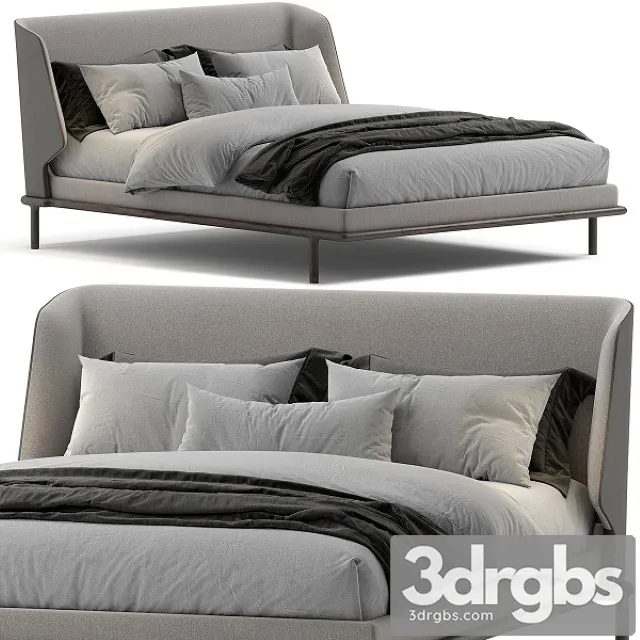 Frigerio Alfred Bed 3D Model Free