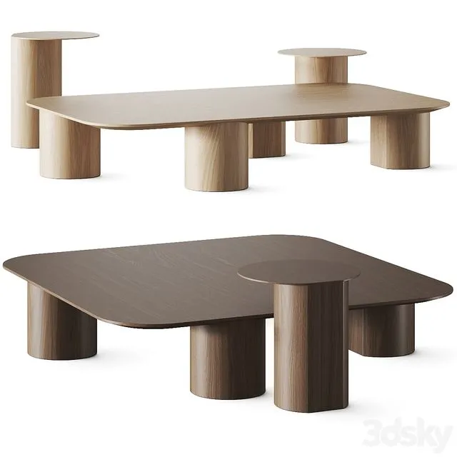 Frigerio Elly Coffee Tables 3D Model