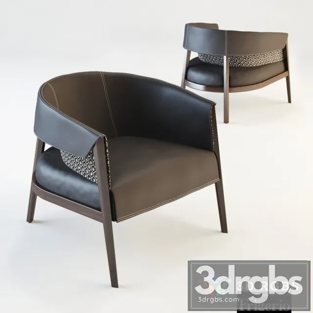 Frigerio Liza Armchair 3D Model Free