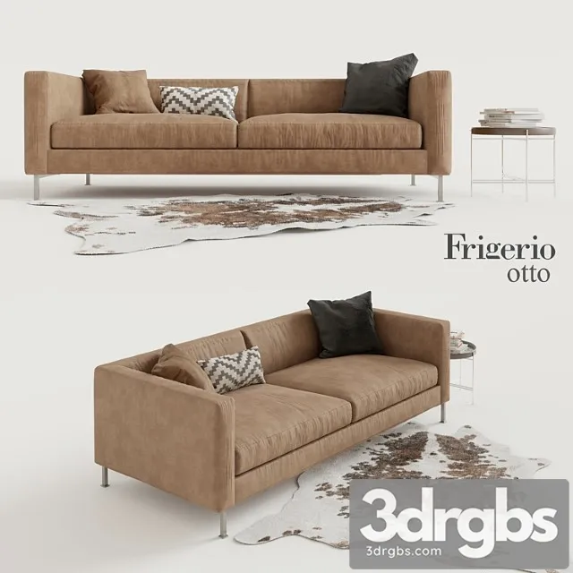Frigerio otto sofa 2 3D Model Free