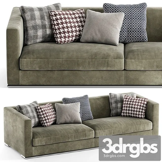 Frigerio salotti bilbao sofa 2 3D Model Download