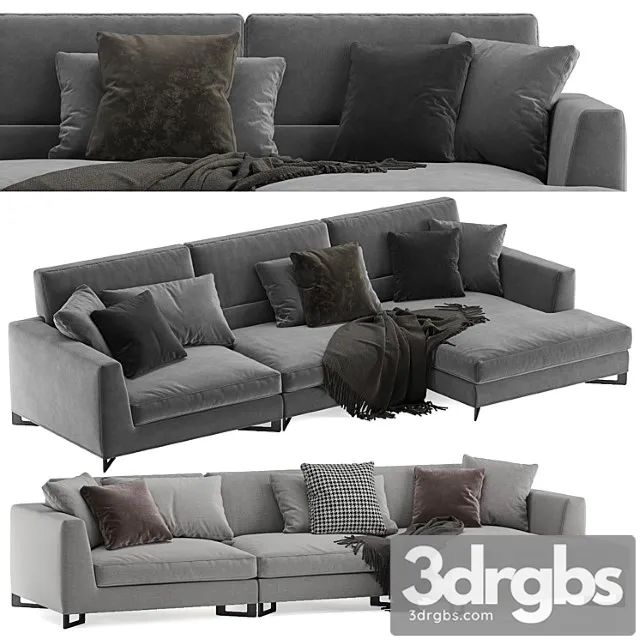 Frigerio salotti davis free l sofa