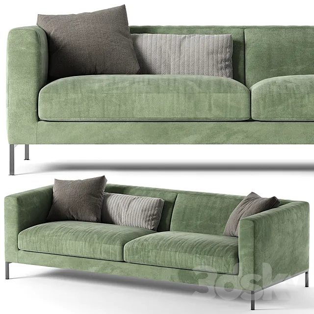 Frigerio salotti otto sofa 3D Model
