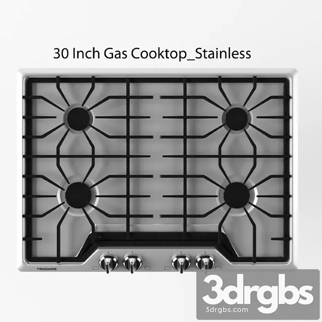 Frigidaire - 30 inch gas cooktop 2 3D Model Free