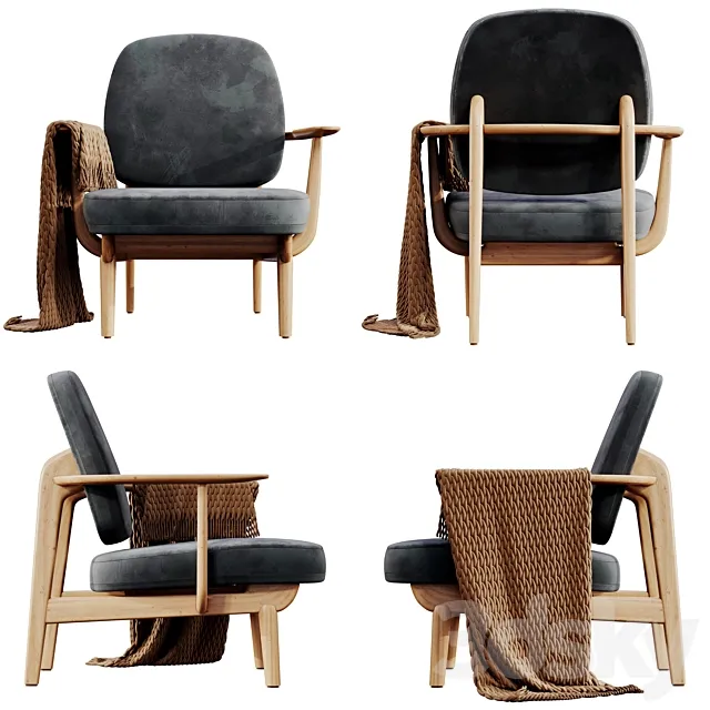 Fritz Hansen Fred Armchair 3DModel