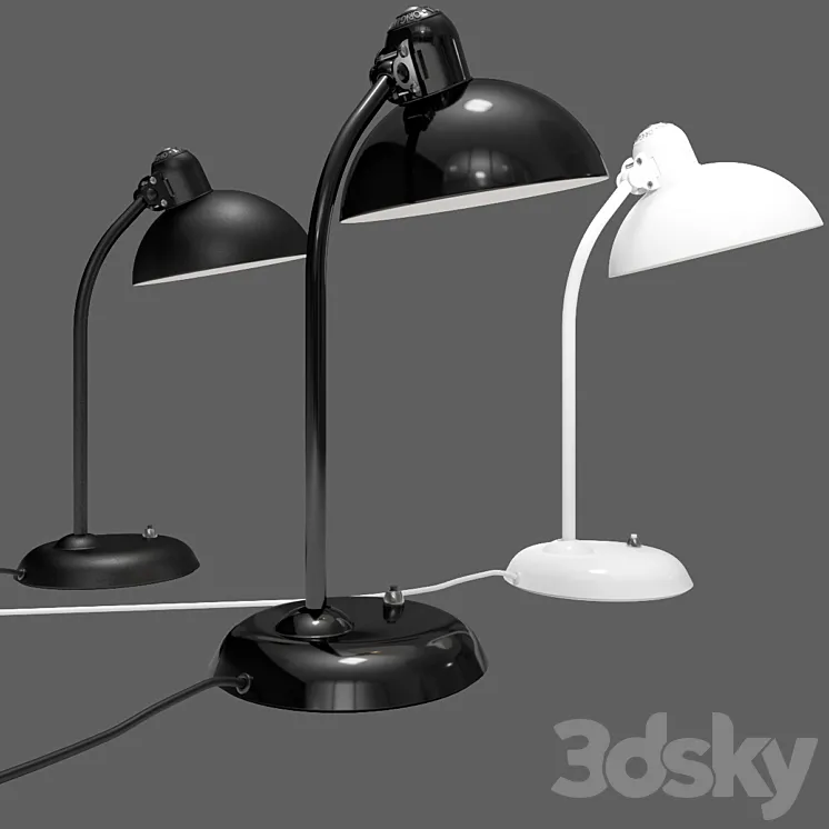 Fritz-hansen-kaiser-idell-small-table-lamp 3D Model Free