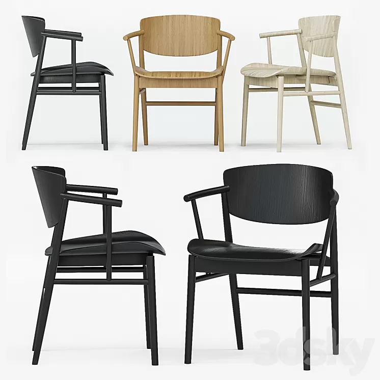Fritz Hansen N01 chair 3D Model