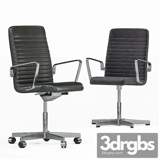 Fritz hansen oxford premium armchair 2 3D Model Free