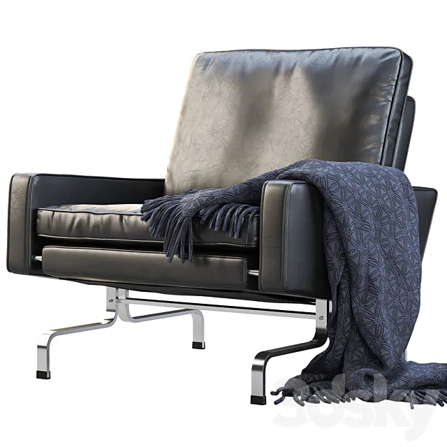 Fritz Hansen PK31 easy chair 3D Model