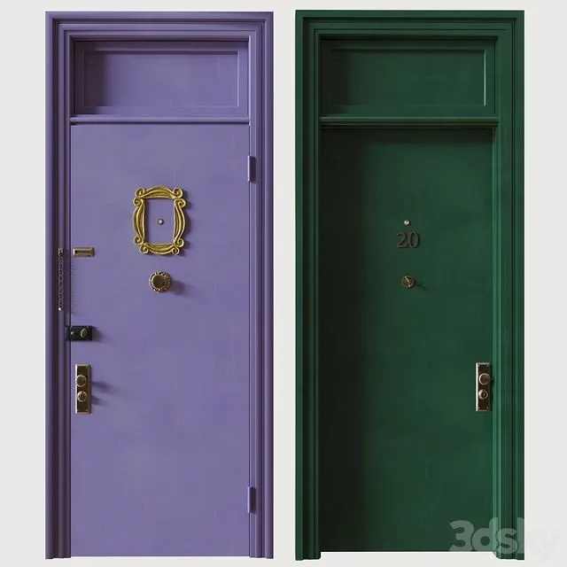 Front door - Friends 3D Model