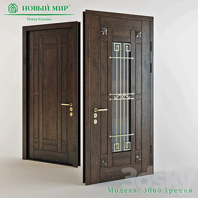 Front door "New World" 3D Model