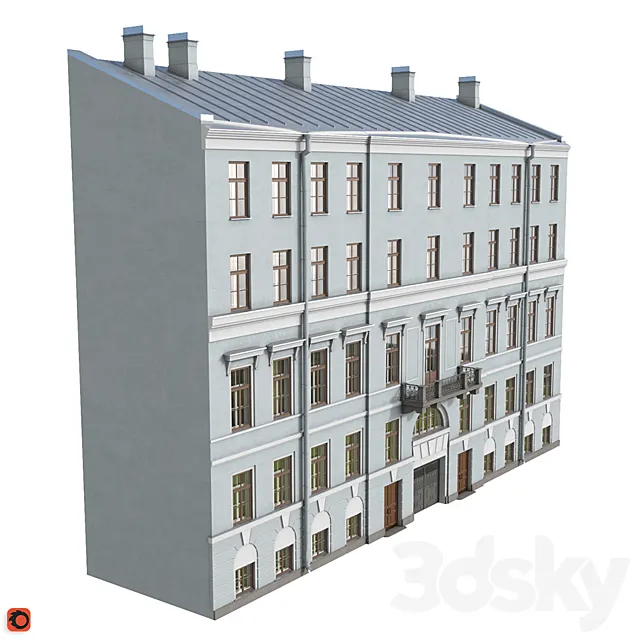 Front of the house on the Fontanka Free Download