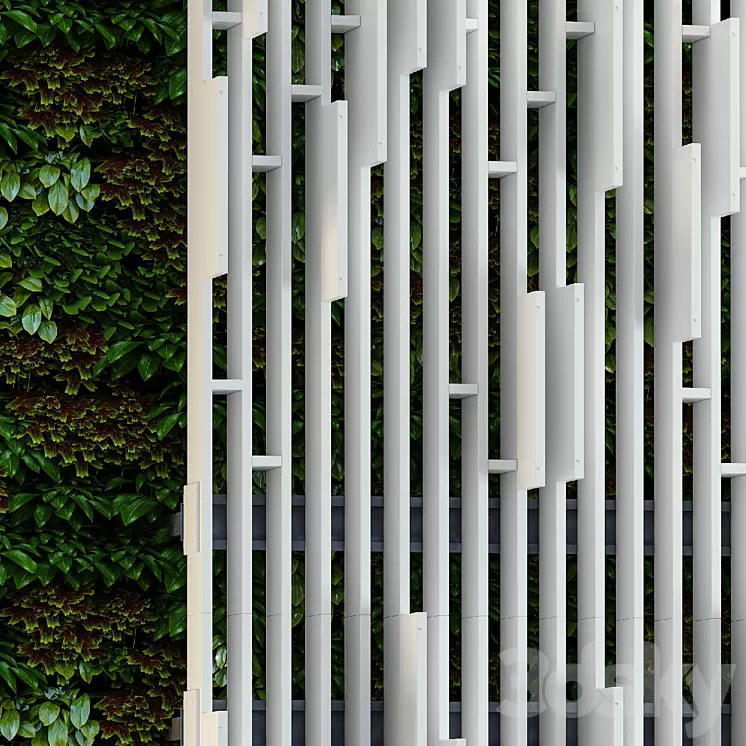 Front panels and fence 3D Model
