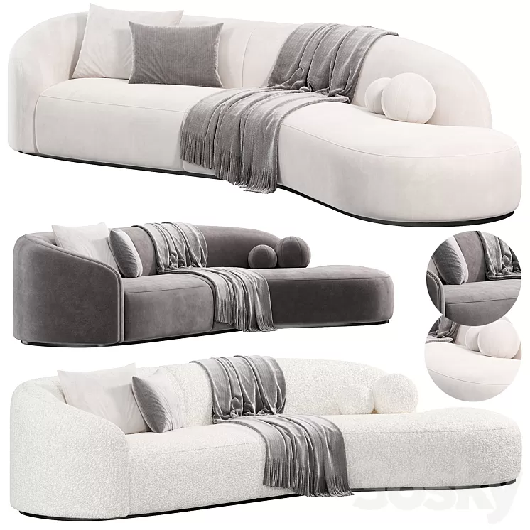Frost Corner Sofa by atmacha sofas 3D Model