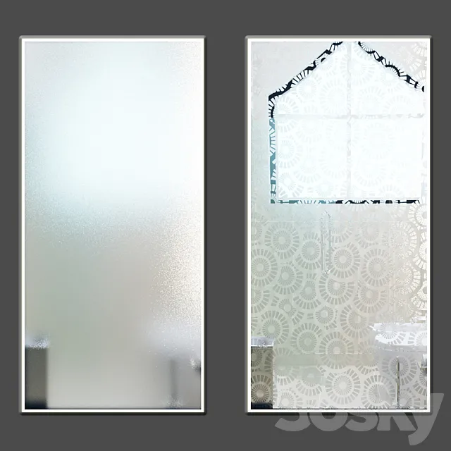 FROSTED GLASS 1-2 3D Model