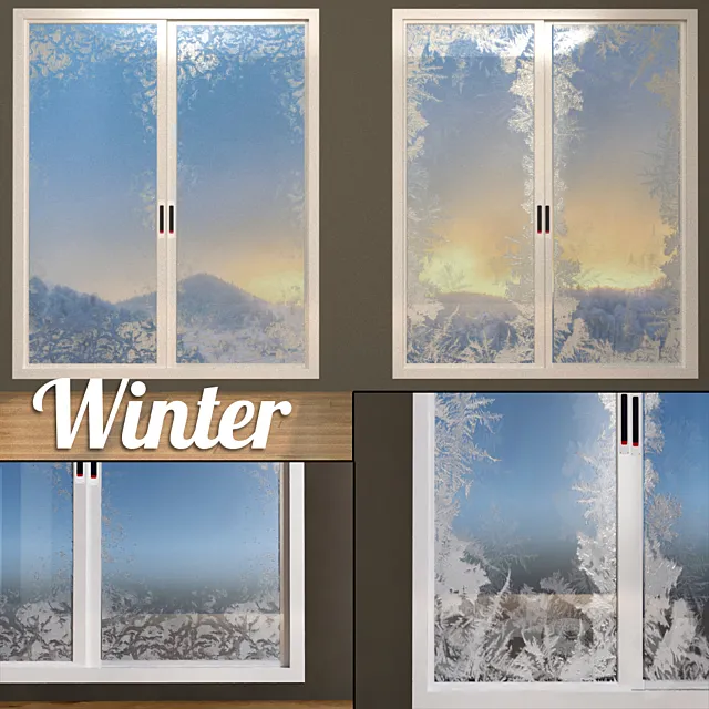 frozen window 3DModel