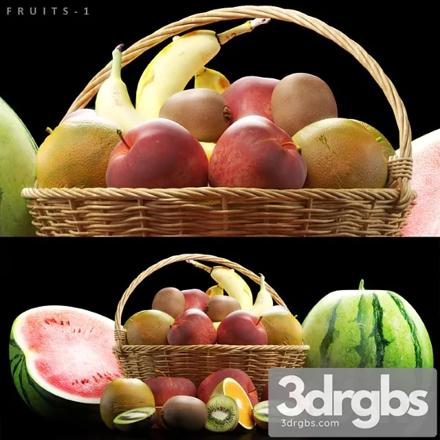 Fruits 1 3D Model Free