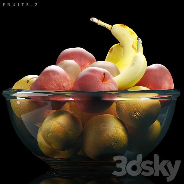 FRUITS 2 3D Model