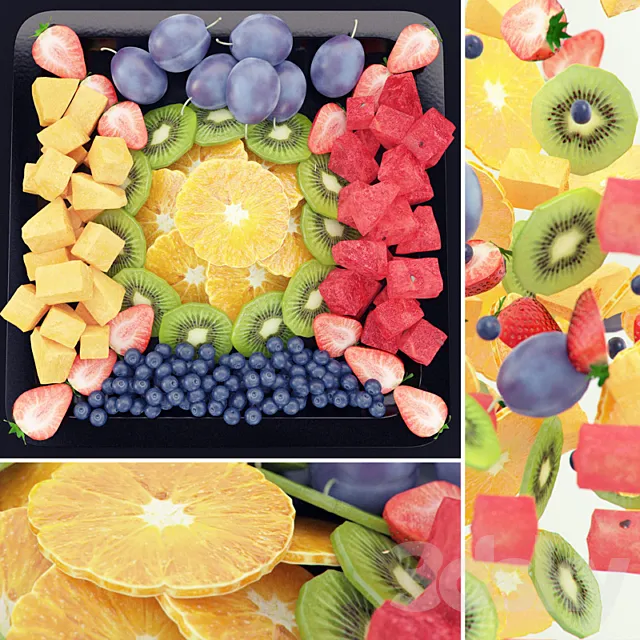 Fruity Set 3D Model