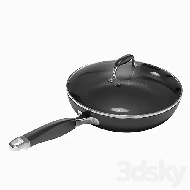 fry pan calphalon 3DModel