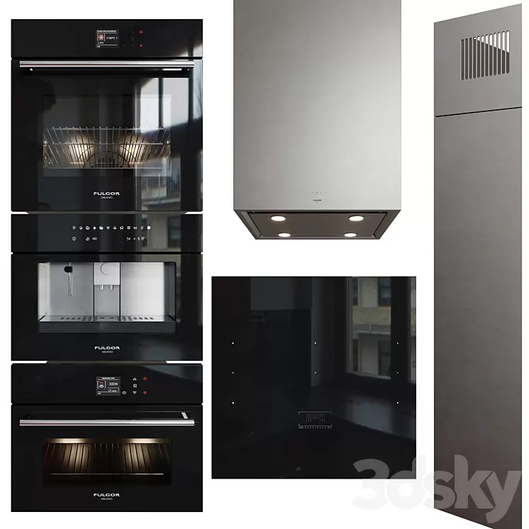 Fuglor milano kitcnen set 3D Model