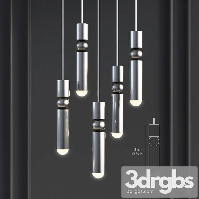 Fulcrum light polished chrome - lee broom 3D Model Free